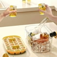 thumbnail image 4 of Indoor Ice Tray with Lid 2-Piece Set Ideal Refrigerator Storage and Quick Ice for Apartments Home Kitchen, 4 of 7