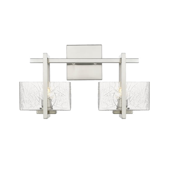 Innovations Lighting - Striate - 2 Light Bath Vanity In Art Deco Style-9 Inches