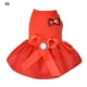 thumbnail image 4 of Methold Ropa para mascotas Bowknot chaleco gasa vestido disfraz regalo Ropa para mascotas Rojo XS Methold PT000262-01, 4 of 6