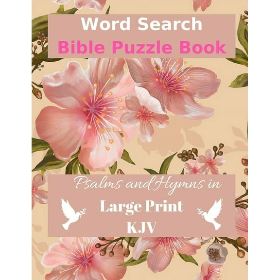 Word Search Bible Puzzle: Psalms and Hymns in Large Print, (Paperback)