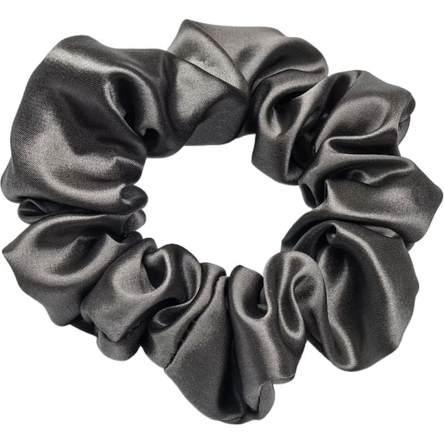 Silk Hair Scrunchie, Wide Band, Reduces Hair Breakage and Tangles, Perfect for Ponytails and Everyday Wear