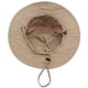 thumbnail image 4 of Sombrero de pescador informal, resistente a las arrugas, extraíble, ligero, de algodón con cordones Caqui, 4 of 9