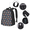 thumbnail image 2 of Fotbe Garden Gnomes Mochila para Hombre y Mujer - Tela Oxford 600D Resistente - Mochila Impermeable de Gran Capacidad para Escuela, Viajes y Senderismo, 2 of 6