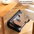 thumbnail image 4 of Repose-pieds pour sous le Bureau, Repose-Pieds Réglable en Hauteur 6 Niveaux avec Texture de Massage et Rouleau, Tabouret Ergonomique Inclinable pour Maison, Bureau, Soulagement de la Pression pour le Dos et le Corps, 4 of 8