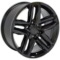 thumbnail image 4 of OE Wheels CV34 20 Inch Rims Fit Silverado 1500 Trail Boss Style 6x139.7 20x9 Gloss Black - Hollander 5911 (Set of 4), 4 of 5