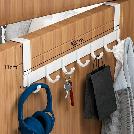 

Yannee Door Hook Hanger Free Punching Door Back Storage Clothes Hanger
