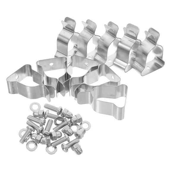 ELAYARD 10Pcs Durable Spring Clip for Window Well Cover Hardware for Preventing Loosening