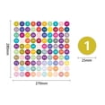 thumbnail image 3 of 10 Sheets Consecutive Number Sticker 1-100 Small Adhesive Round Labels Multicolored for Easy Organization and Labeling, 3 of 10