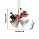thumbnail image 3 of 2pc Christmas Pendant Metal Ornament Christmas Decorations Pendant, 3 of 5