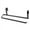 Black, variant on Kitchen Paper Storage Rack for Paper Towels Wrap Hanging Space Saving