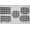 White, variant on Buffalo Check Plaid Placemats by Penny's Needful Things (Rectangle - Set of 4) (White)