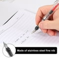 thumbnail image 4 of 1Set Fountain Pen Medium Nib, Fountain Pen Barrel Handcrafted Pen for Professional Office Journaling Gifts, Transparent, 4 of 5