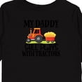 thumbnail image 4 of Inktastic Farming Daddy Plays with Tractors Boys or Girls Long Sleeve Toddler T-Shirt, 4 of 5