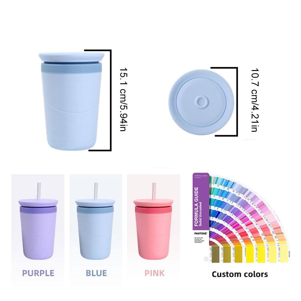 Silicone Ice Cube Cylinder, Silicone Ices Bucket, Cylinder IceCube Mold Ice Trays, Mini Ices Tray Mold Cup with Lid Crushed IceMaker Cup for Coffee Juice Tea Cocktail Chilling