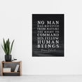 thumbnail image 2 of Slate Quote Denis Diderot Command Human Beings Extra Large XL Wall Art Poster Print, 2 of 3