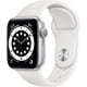 thumbnail image 1 of Apple Watch Serie 6 reacondicionado (GPS, 44 Mm) - Caja de Aluminio Plateado - Correa Deportiva Blanca (Reacondicionado), 1 of 3