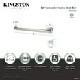thumbnail image 4 of Kingston Brass GB1432CS Made To Match 32-Inch x 1-1/4-Inch O.D. Stainless Steel Grab Bar in Brushed, 4 of 5