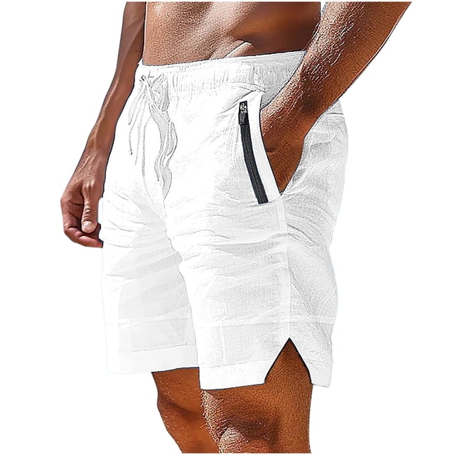 Diufon Men's Athletic Shorts Drawstring Waisted Outdoor Sport Shorts Spring Summer Hiking Shorts with Pockets