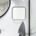 thumbnail image 3 of Espejo de tocador con gancho para ducha, espejos antivaho con ventosas, tocador de baño, antivaho., 3 of 6