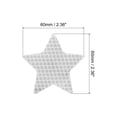 thumbnail image 2 of Uxcell Reflective Stickers, 20 Pack 2.36 x 2.36 Inch Adhesive Night Star Shape Safety Tape Reflector, White, 2 of 5