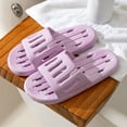 thumbnail image 2 of TAGOLD Women's Slippers,Men's And Women's Bathroom Slippers Drying Shoes Home Hollow Hole Shower Slippers, 2 of 5