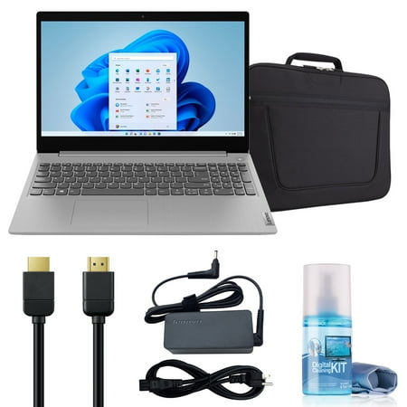 Lenovo Ideapad 3i 15 Laptop with Zipper Sleeve,HDMI Cables & Laptop Cleaning Kit