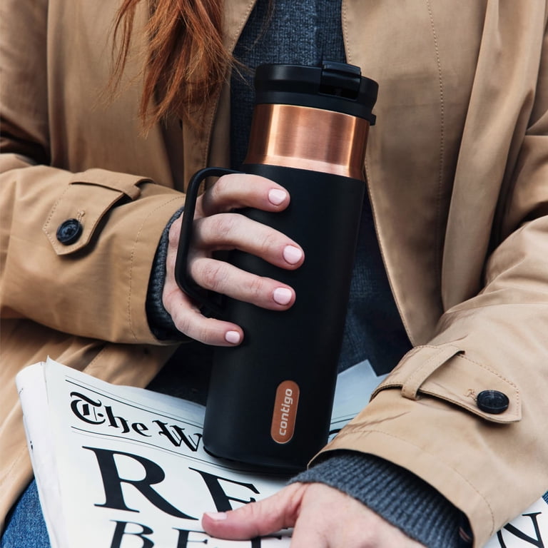 Contigo 20oz Handled SnapSeal Oatmilk Champagne