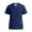Dark Blue, variant on Scrubs for Women Simple Solid Color Short Sleeve V Neck Comfortable Medical Care Scrub Tops