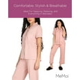 thumbnail image 5 of MeMoi Women's Notch Collar Capri Cotton Blend Pajama Set - Womens - Female, XS, Misty Rose, 5 of 12