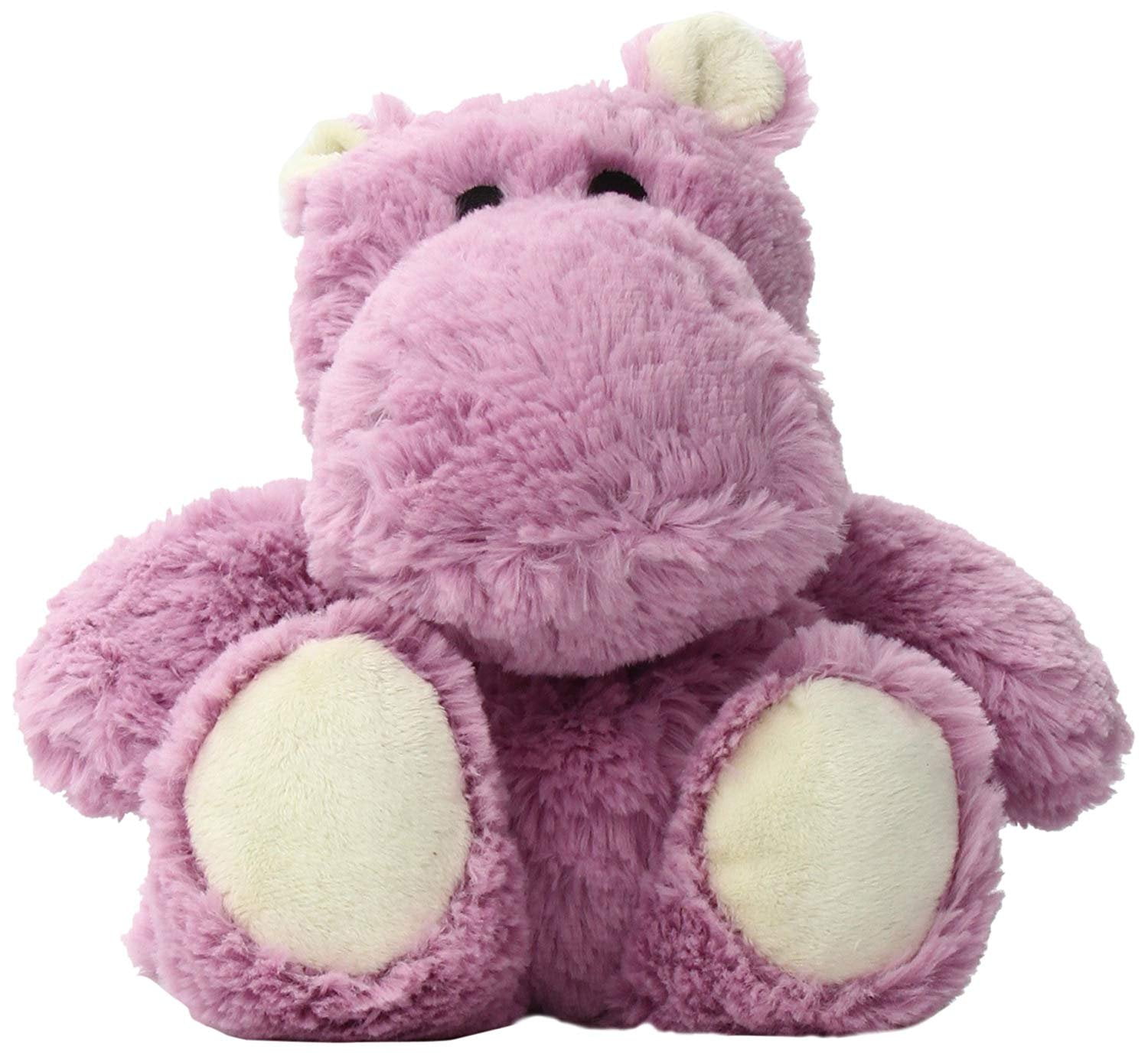 Warmies Hippo Cozy Plush Heatable Lavender Scented Stuffed Animal 