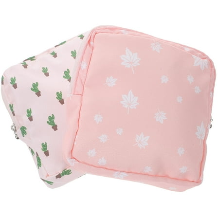 Masteelf  2 Pcs Sanitary Bags for Feminine Products Hanging Toiletry Women Girls