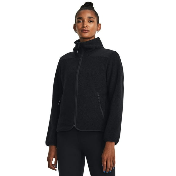 Women's Under Armour Mission Jacket Color: 001 Black Size: LARGE