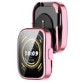 thumbnail image 4 of Flmtop 1PC Watch Screen Protector with Tempered Glass Screen Protector Full Protection Smartwatch Cases High Clarity Watch Protective Cover Compatible with Amazfit Bip 5, 4 of 10