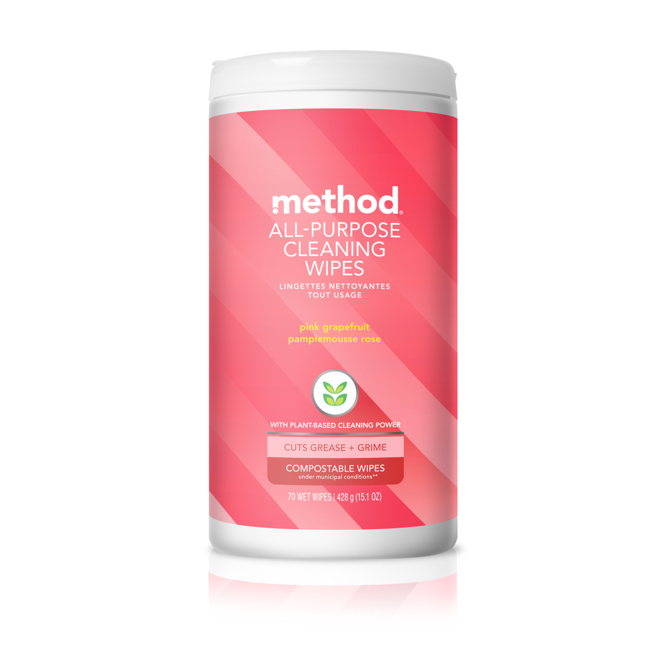 Method AllPurpose Cleaning Wipes, Pink Grapefruit, 70 Count Walmart