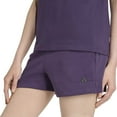thumbnail image 3 of Women's adidas Essentials Small Logo Feel Cozy Shorts Color: Pink Size: LARGE, 3 of 4