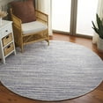 thumbnail image 2 of SAFAVIEH Renewal Kensington Abstract Area Rug, Blue/Ivory, 6' x 6' Round, 2 of 7