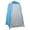 Blue & Grey, variant on Large Zippered Door 170T Coated Polyester Fabric UV  WaterResistant Tent With Zipped Window, For Camping, Beach, Picnic