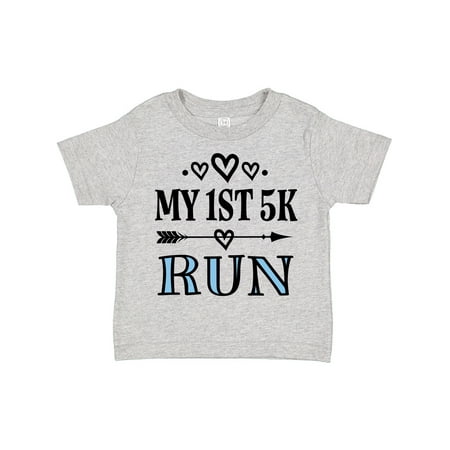 

Inktastic 1st 5K Race Running Fitness Gift Toddler Toddler Girl T-Shirt