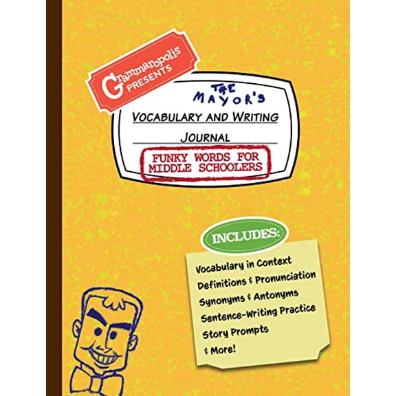 Pre-Owned Funky Words for Middle Schoolers Vocabulary and Writing Journal: Definitions, Usage in Context, Fun Story Prompts, & More (Grammaropolis Vocabulary Workbooks), 9781644420492, 164442049X