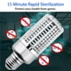 thumbnail image 4 of Lámpara Germicida Uv 130 Led 40W Esterilizador Uv E27 Bombilla De Maíz Ultravioleta Uvc Para Esterilización Interior Yuarrent CE003065-01, 4 of 6