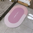 thumbnail image 2 of sruoe Bath Mat Rugs, Bath Mats for Bathroom Floor, Extra Absorbent Quick Dry Bathroom Mats, Washable Bath Rugs and Mats, Bath Carpet for Shower, Rubber, Pink, 2 of 5