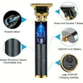 thumbnail image 3 of Rechargeable Cordless Hair Trimmer - Zero Gapped T-Blade Hair Clippers for Men - Baldheaded & Beard Shaver for Barbershop Detail, 3 of 4