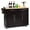 brown, variant on Costway Kitchen Island Trolley Cart Wood Top Rolling Storage Cabinet w/Knife Block White