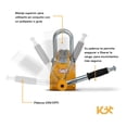 thumbnail image 3 of Elevador Magnetico Carga 500kg Levantador Iman Industrial Kingsman 300492, 3 of 7