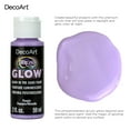 thumbnail image 3 of DecoArt Americana Glow In The Dark Paint, 2oz., Purple, 3 of 9