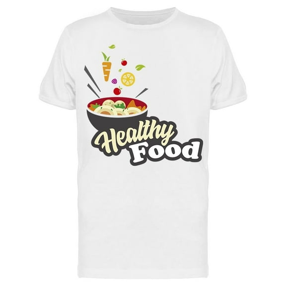 Healty Food Graphic   T-Shirt Men -Image by Shutterstock, Male Small