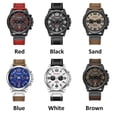 thumbnail image 2 of CURREN 8314 Men Watch Quartz Brand Watch Wristwatch Calendar Hour Minute Time Display Leather Watch Gifts for Birthday, 2 of 7