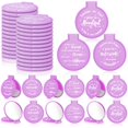 thumbnail image 1 of Espejos compactos Wenqik Inspirational, 64 unidades, para mujer, color morado, 1 of 6