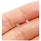 thumbnail image 3 of Joyería de Aretes y Pendientes DiamLux5 1Par 5mm Zirconia S925 Plata Aretes de Broquel., 3 of 3