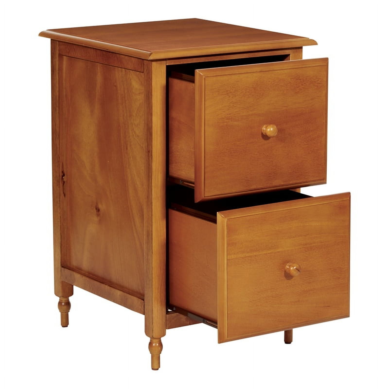 Cherry wood file cabinet 2 drawer discount